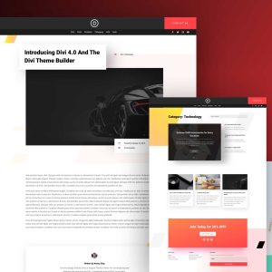 Design unique website with divi theme